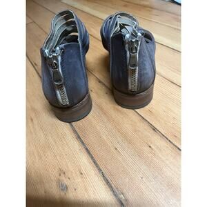 Free people blue/gray ankle boots